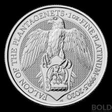 2020 Platinum Great Britain Queen's Beasts (The Falcon) - 1 oz