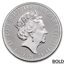 2020 Platinum Great Britain Queen's Beasts (The Yale) - 1 oz