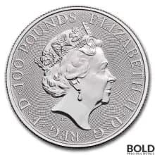 2021 Platinum Great Britain Queen's Beasts (White Horse) - 1 oz