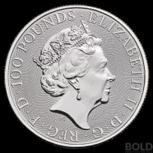 2021 Platinum Great Britain Queen's Beasts (White Lion) - 1 oz