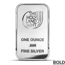 1 oz Holy Land Mint Dove of Peace Silver Bar