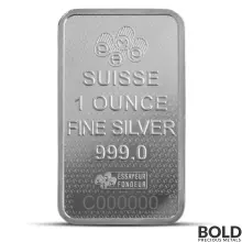 1 oz PAMP Lady Fortuna 45th Anniversary Silver Bar (In Assay) Lot of 5