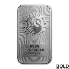 Silver 1 oz Perth Kangaroo Bar