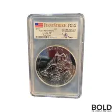 2012 Silver 5 oz ATB Acadia NP First Strike PCGS MS69 DMPL (Mercanti)