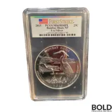 2015 Silver 5 oz ATB Bombay Hook NP First Strike PCGS MS69 DMPL