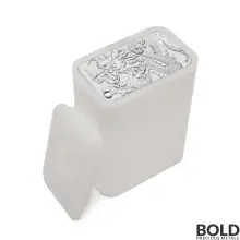 2022 Australia Perth Rectangular Dragon 1 oz Silver BU