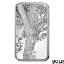 2022 PAMP 1 oz Lunar Tiger Silver Bar