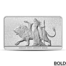 2024 10 oz British Una and Lion Silver Bar