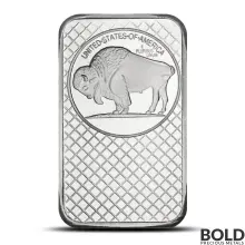 5 oz Buffalo Silver Bar (SilverTowne)