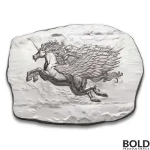 10 oz Argentia Winged Unicorn Silver Bar (UHR)