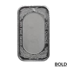 Silver - 1 oz Christmas Bar (Santa's List)