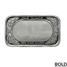 Silver - 1 oz Christmas Bar (Santa Claus)