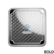 Silver 1 Kilo Geiger Edelmetalle Square Bar (Original)