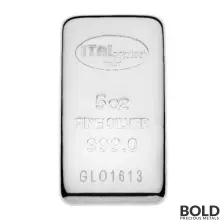 Silver 5 oz Italpreziosi Bar