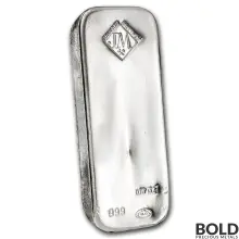 Silver 100 oz Johnson Matthey Bar
