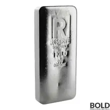 Silver 1 Kilo Scottsdale Reserve Cast Bar