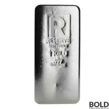 Silver 1 Kilo Scottsdale Reserve Cast Bar