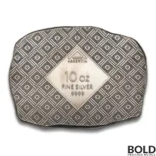 Silver 10 oz Argentia Winged Unicorn UHR Antiqued Bar
