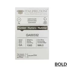 Silver 1 Kilo Italpreziosi Bar