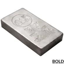 Silver 100 oz SilverTowne Poured Bar