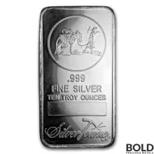 Silver 10 oz SilverTowne Prospector Bar