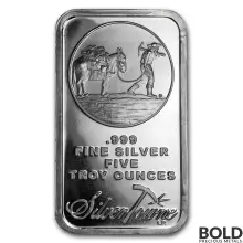 5 oz SilverTowne Prospector Silver Bar