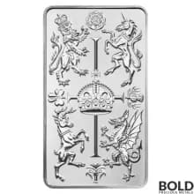Silver 10 oz Great Britain Royal Celebration Bar