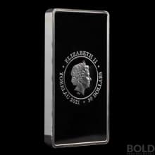 2022 Silver 1 Kilo Tokelau Goddess Europa Coin Bar