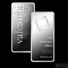 Platinum Bar Valcambi - 1 Kilo