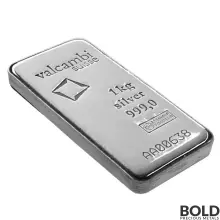 Silver - 1 Kilo Valcambi Bar