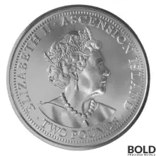 2022 Silver Ascension Island Modern Masters: St. George & the Dragon 1 oz BU