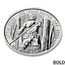 2022 Great Britain Myths & Legends: Little John 1 oz Silver BU