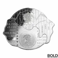 2021 Solomon Islands: Bull and Bear 1 oz Silver 2-Coin Set