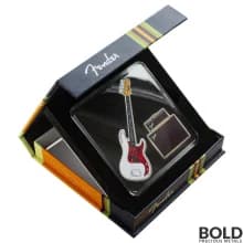 2023 Silver 2 oz Solomon Islands Fender Precision Bass Guitar & Bassman Amp 2-Coin Set