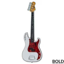 2023 Silver 2 oz Solomon Islands Fender Precision Bass Guitar & Bassman Amp 2-Coin Set
