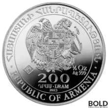2023 Silver 1/2 oz Armenia Noah's Ark BU