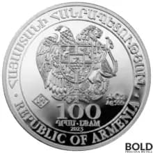 2023 Silver 1/4 oz Armenia Noah's Ark BU