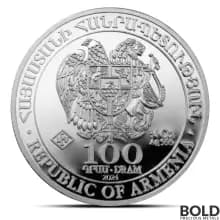 2024 1/4 oz Armenia Noah's Ark Silver Coin (BU)