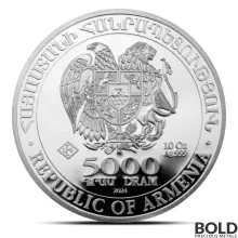 2024 10 oz Armenia Noah's Ark Silver Coin (BU)
