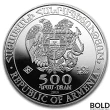 2015 Silver Armenia Noah's Ark - 1 oz