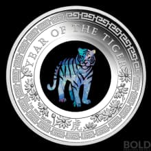 2022 Australia Opal Lunar Year of Tiger 1 oz Silver Proof