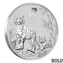 2022 Silver 1 Kilo Australia Perth Lunar Tiger BU