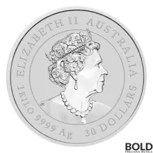 2022 Silver 1 Kilo Australia Perth Lunar Tiger BU