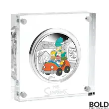 2022 Perth Simpsons Krusty Lu Studios 1 oz Silver Proof