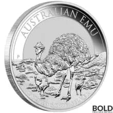 2023 Silver 1 oz Australia Perth Emu BU Coin