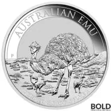2023 Silver 1 oz Australia Perth Emu BU Coin