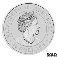 2023 Silver 1 Kilo Perth Kookaburra BU