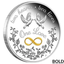 2023 Silver One Love Colored 1 oz Proof