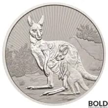 2023 Silver 2 oz Perth Mint Next Generation: Mother & Baby Kangaroo Piedfort