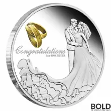 2023 Silver Perth Wedding 1 oz Proof Coin